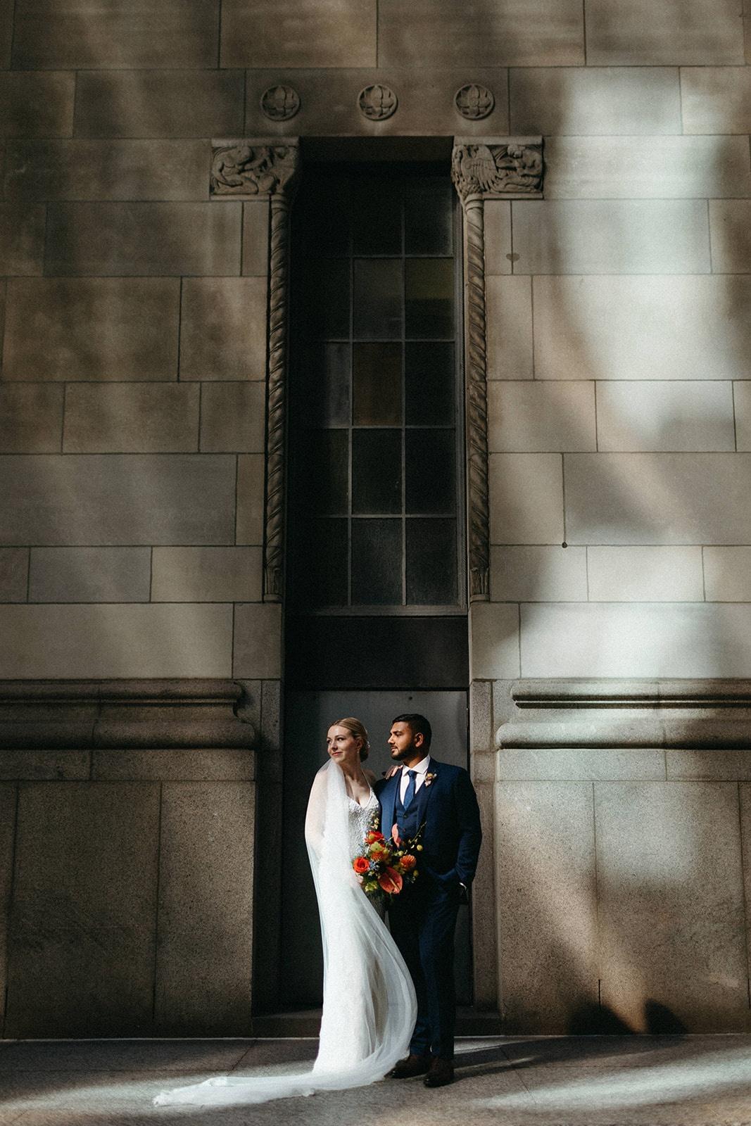 Toronto Financial District Wedding | Destiny & Preston