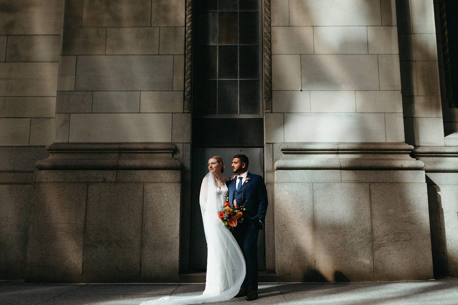 Toronto Financial District Wedding | Destiny & Preston