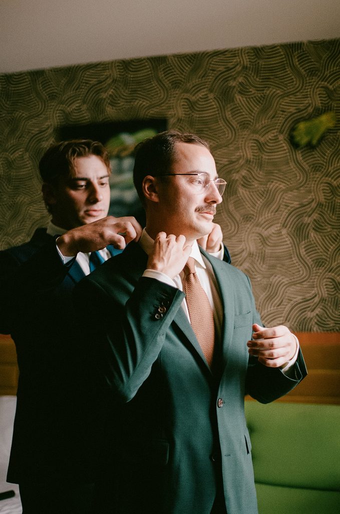 groom on film at the drake hotel in toronto 