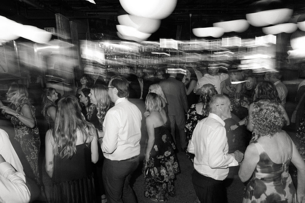 wedding dance party at the drake